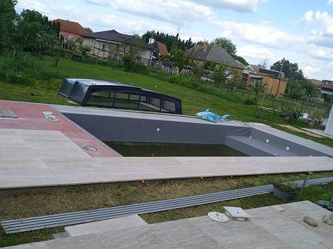 Dlažba z materiálu Travertín, Zemné - Ref. č.: 117