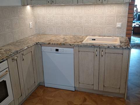 Pracovná doska z materiálu Azul Novae, Zlaté Moravce - Ref. č.: 404